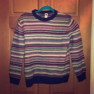 Gap 100%  Wool Striped Sweater